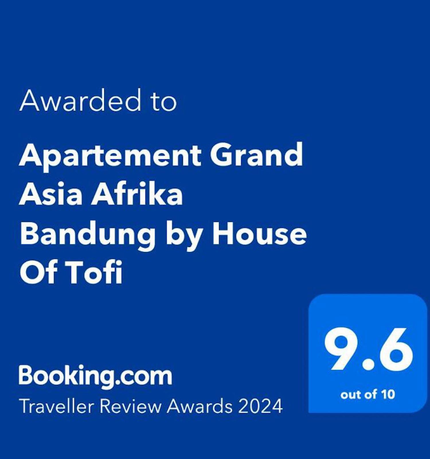 Apartement Grand Asia Afrika Bandung House Of Tofi エクステリア 写真